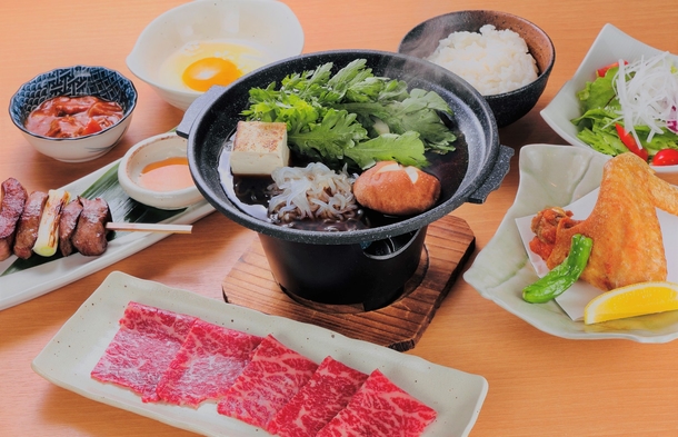 ＜1泊2食付/おこもり部屋食＞〜夕食は畳敷客室でゆったり牛鍋部屋食プラン〜